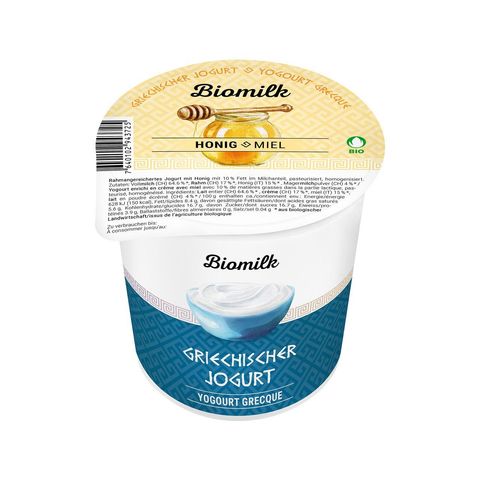 Jogurt Honig griechische Art, Bio Knospe