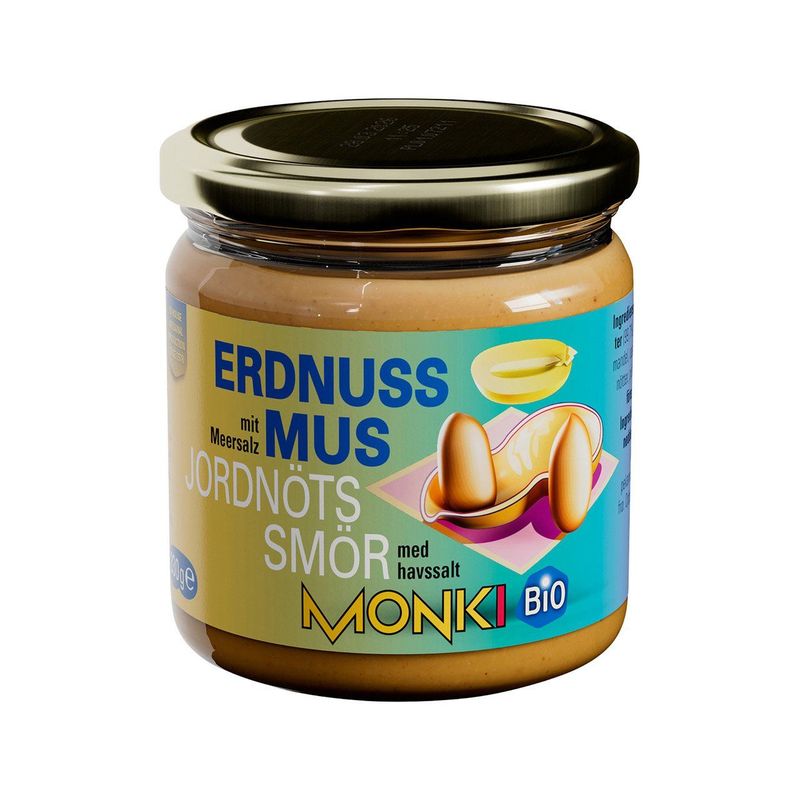 Erdnussmus mit Salz, EU Bio