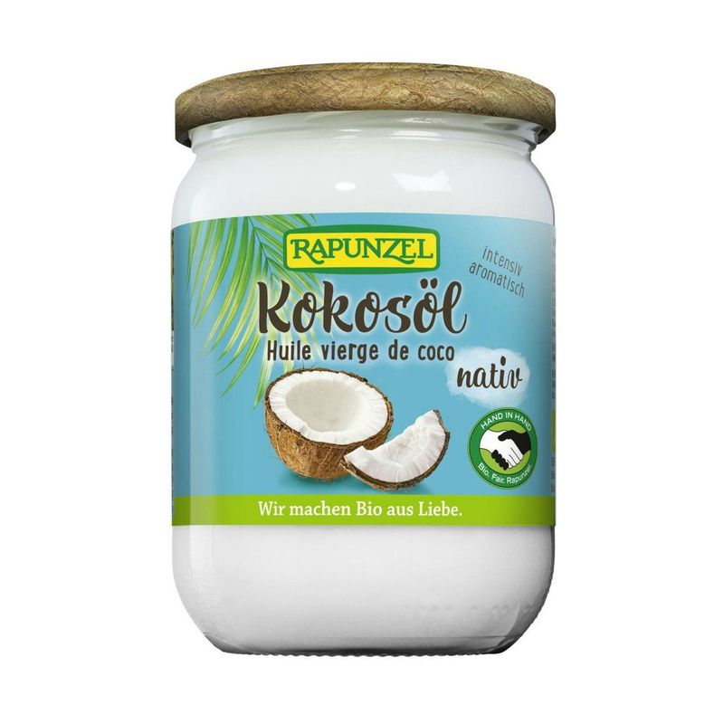 Kokosöl nativ, HIH, EU Bio / Fairer Handel (Claro; Hand in Hand; etc.)