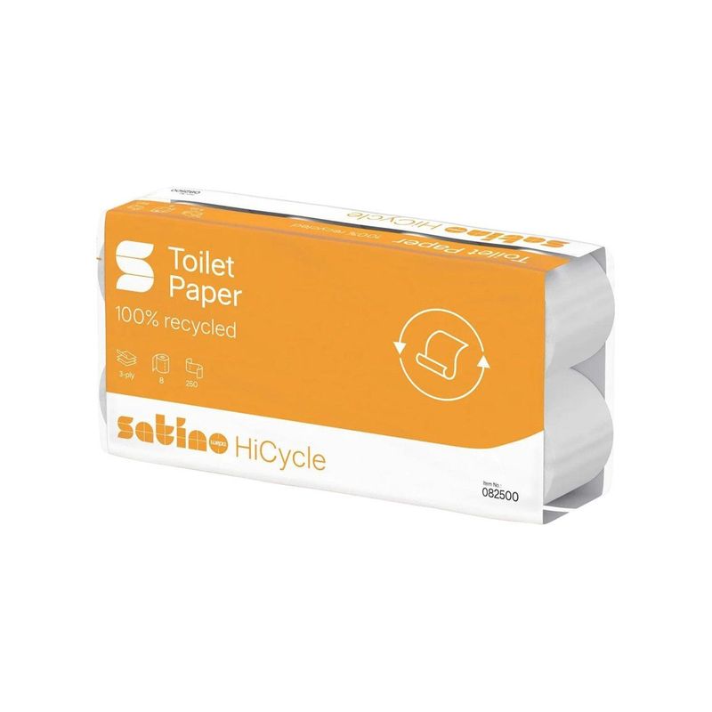 Toilettenpapier Recycling HiCycle 3-lagig, EU Ecolabel Nonfood