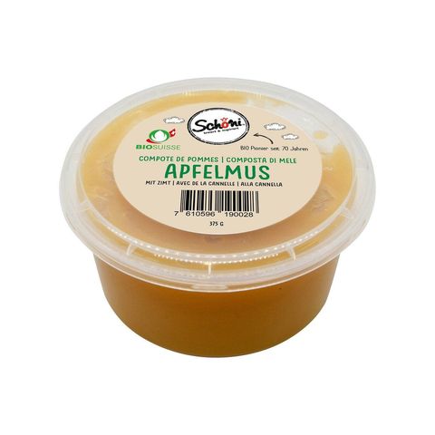 Apfelmus mit Zimt, Bio Knospe Schweiz