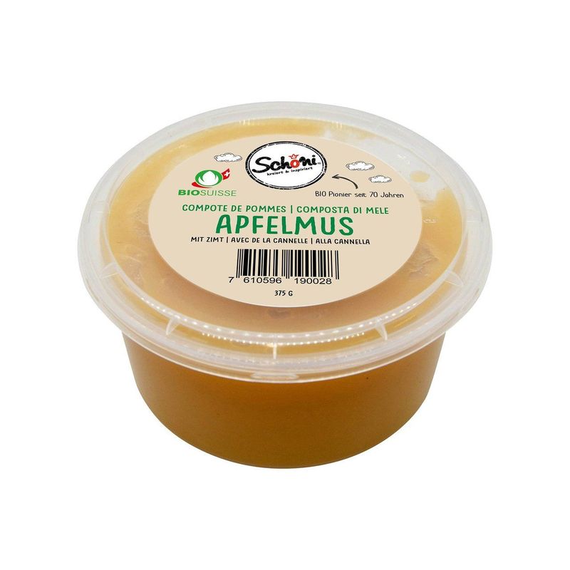 Apfelmus mit Zimt, Bio Knospe Schweiz