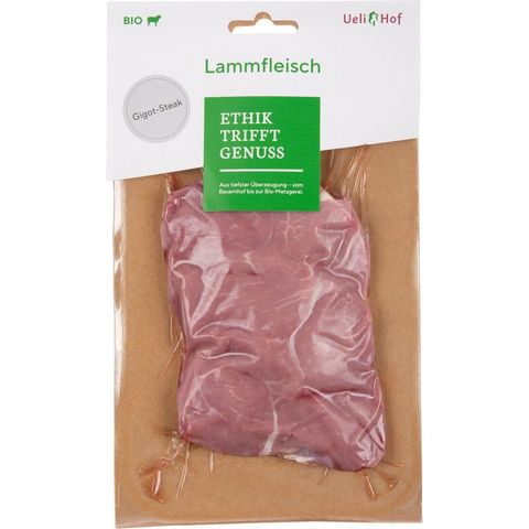 Lammgigotsteak ohne Bein, Bio Knospe Schweiz
