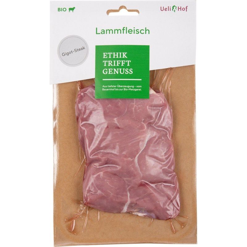 Lammgigotsteak ohne Bein, Bio Knospe Schweiz