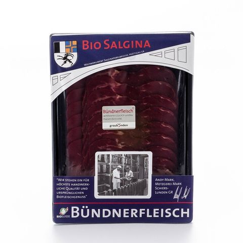 Bündnerfleisch geschnitten, Bio Knospe Schweiz