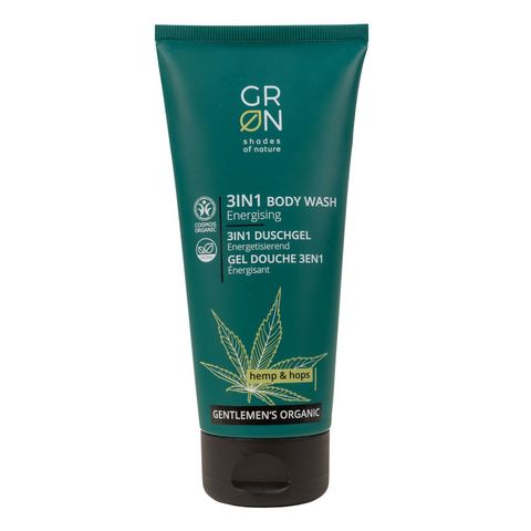 3in1 Body Wash GENTLEMEN'S -Hanf & Hopfen, BDIH COSMOS ORGANIC