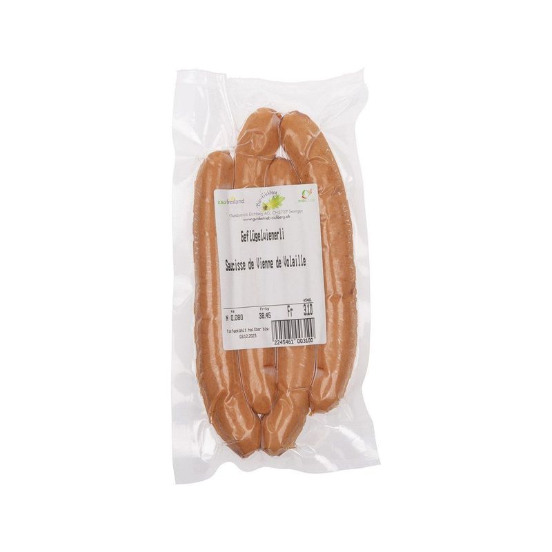 TK Geflügel Wienerli, Bio Knospe Schweiz