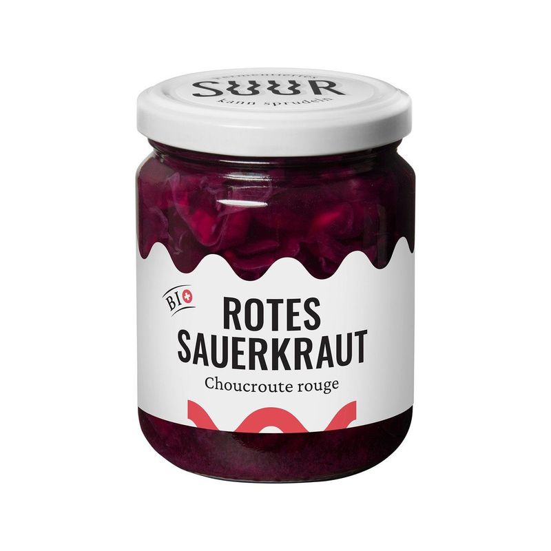 Rotes Sauerkraut mit Kreuzkümmel, Schweizer Bio-Verordnung