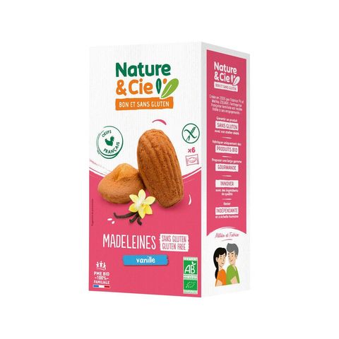 Madeleines Vanille glutenfrei, EU Bio