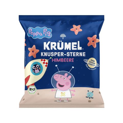 Knusper-Sterne Himbeere, Peppa Pig, EU Bio