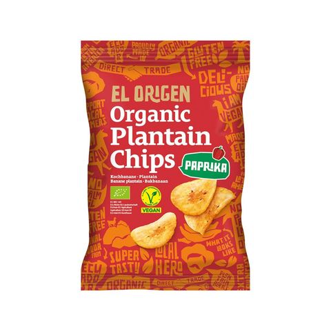 Kochbananen Chips Paprika, EU Bio