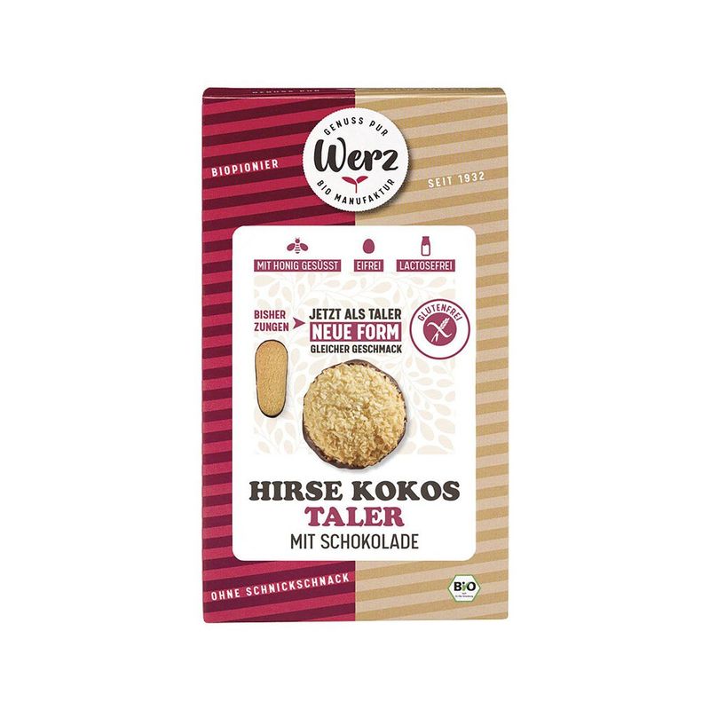 Hirse-Kokos-Taler glutenfrei, EU Bio