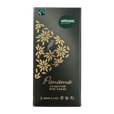 Schokolade Edelbitter Panama 80%, Schweizer Bio-Verordnung / FLO-Fairtrade