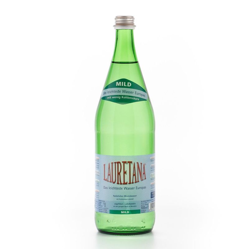 Mineralwasser mit Kohlensäure Glas, ohne Zertifizierung