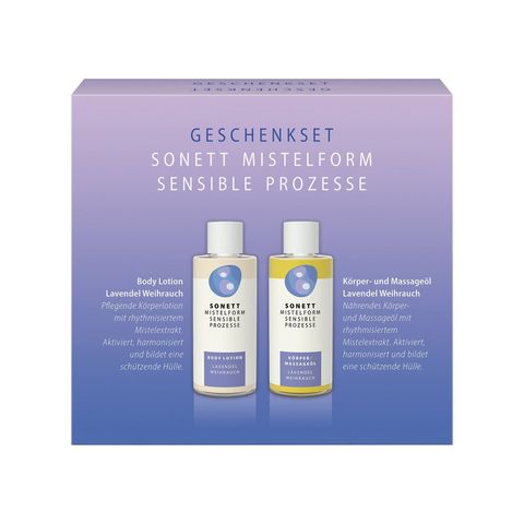 Geschenkset Mistelform Lavendel Weihrauch, Natural Cosmetic