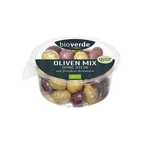 Oliven Mix ohne Stein, EU Bio