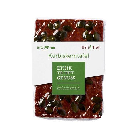 Kürbiskern Tafel, Bio Knospe Schweiz