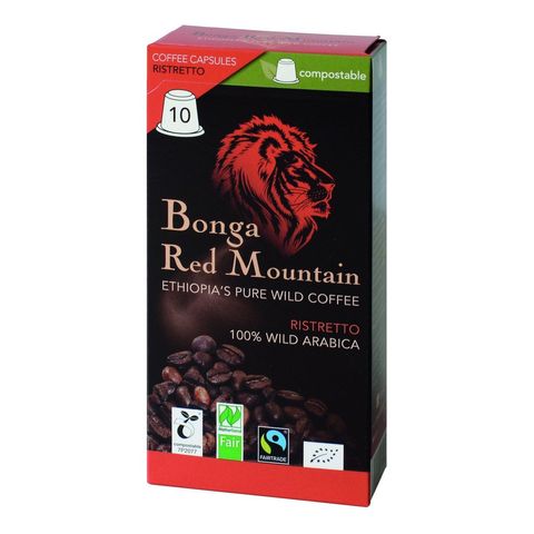Bonga Kaffeekapseln Ristretto, EU Bio / FLO-Fairtrade