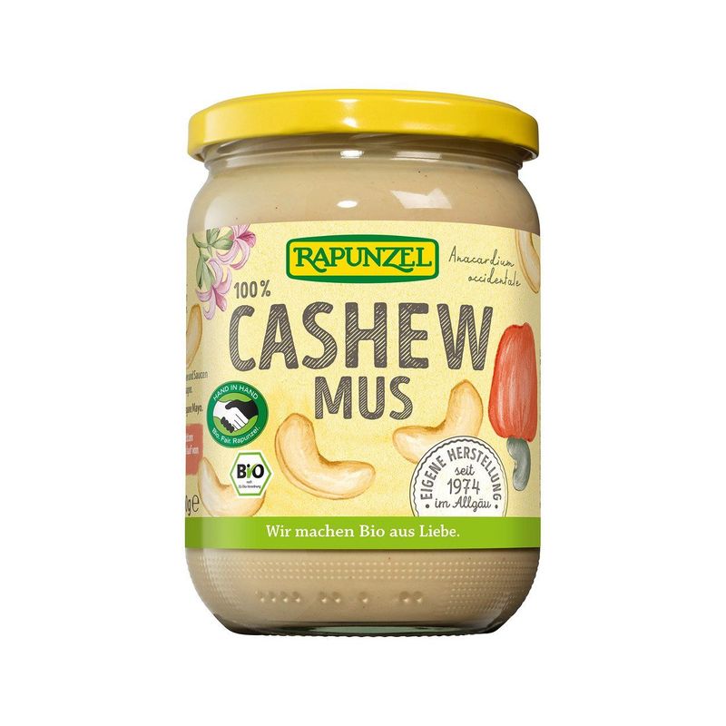 Cashewmus, HIH, EU Bio / Fairer Handel (Claro; Hand in Hand; etc.)