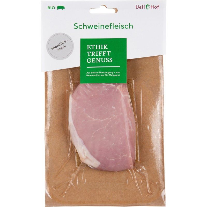 Schweinssteak Nierstück, Bio Knospe Schweiz