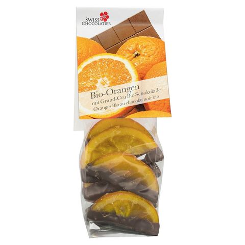 Orangen schokoliert, Schweizer Bio-Verordnung