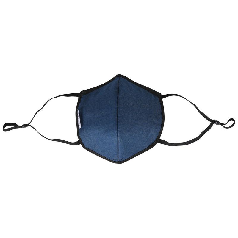 Community Stoffmaske blau mit Ohrenbändern, L, Livipro Community Masken