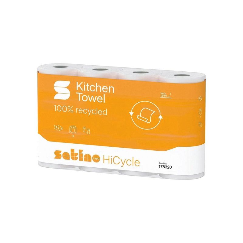 Haushaltsrollen HiCycle, 3-lagig, EU Ecolabel Nonfood