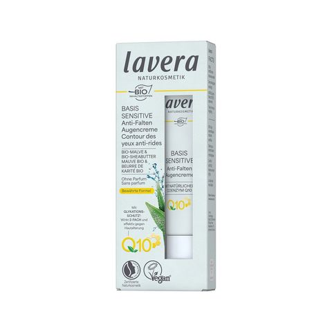 basis sensitiv Q10 Anti-Falten Augencreme, NaTrue