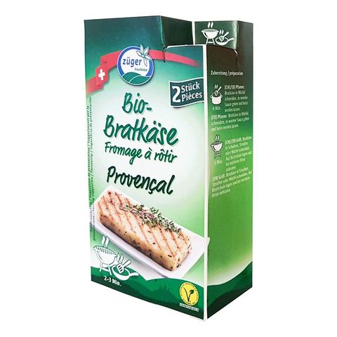 Bratkäse Provençal, Schweizer Bio-Verordnung