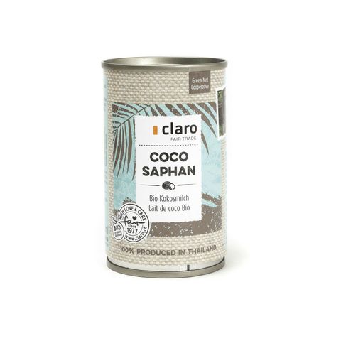 Coco Saphan - Kokosmilch, Schweizer Bio-Verordnung / Fairer Handel (Claro; Hand in Hand; etc.)