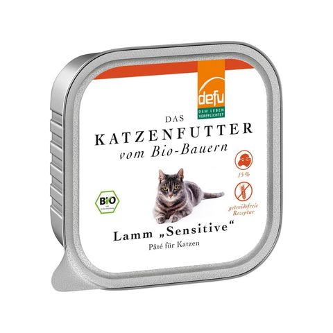 Katzenfutter Paté Lamm, EU Bio