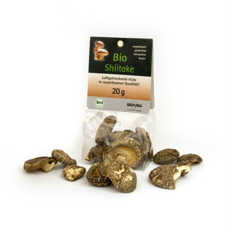 Shiitake getrocknet, EU Bio