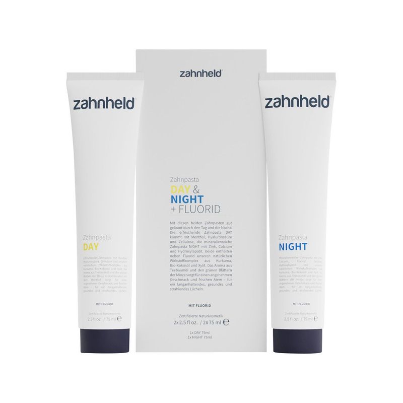 Zahnpasta day & night + Fluorid, Natural Cosmetic