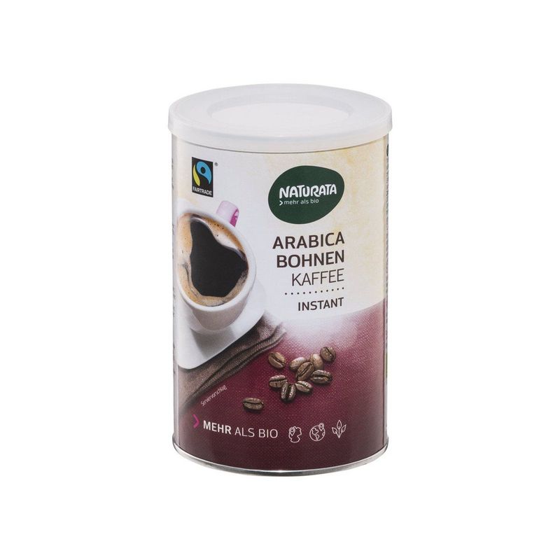 Kaffee Bohnen Arabica Instant, EU Bio / FLO-Fairtrade