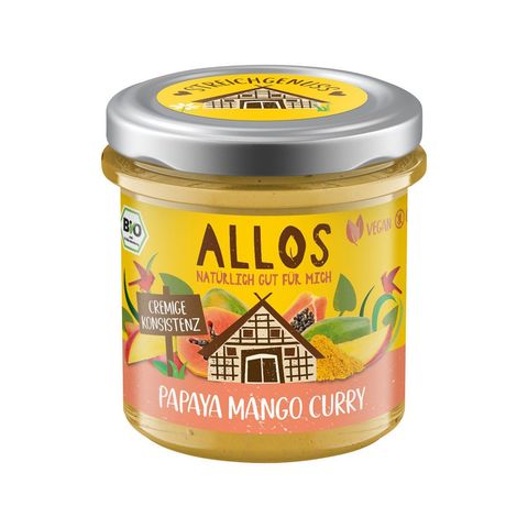 Streichgenuss Papaya Mango Curry, EU Bio