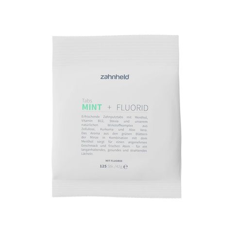 Zahnputztabs Mint, mit Fluorid, Natural Cosmetic