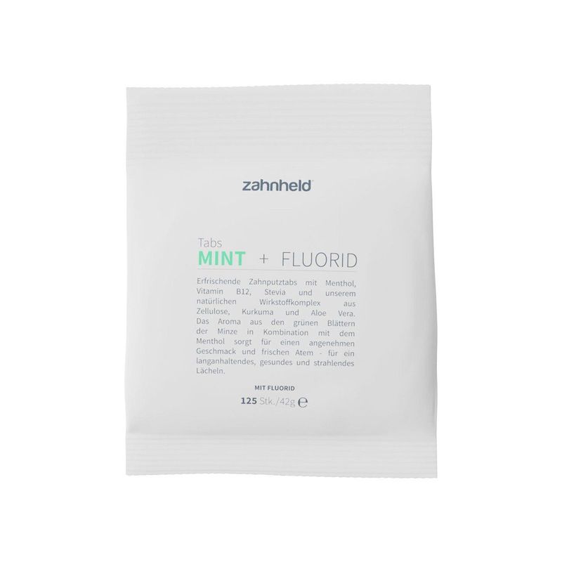 Zahnputztabs Mint, mit Fluorid, Natural Cosmetic
