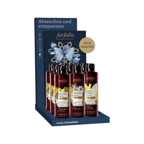 Display Theke Schaumbäder, ohne Zertifizierung