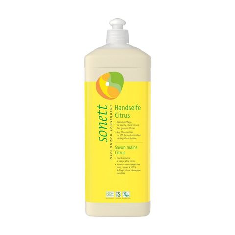 Handseife Citrus, Nachfüllflasche, Natural Cosmetic Standard - Organic