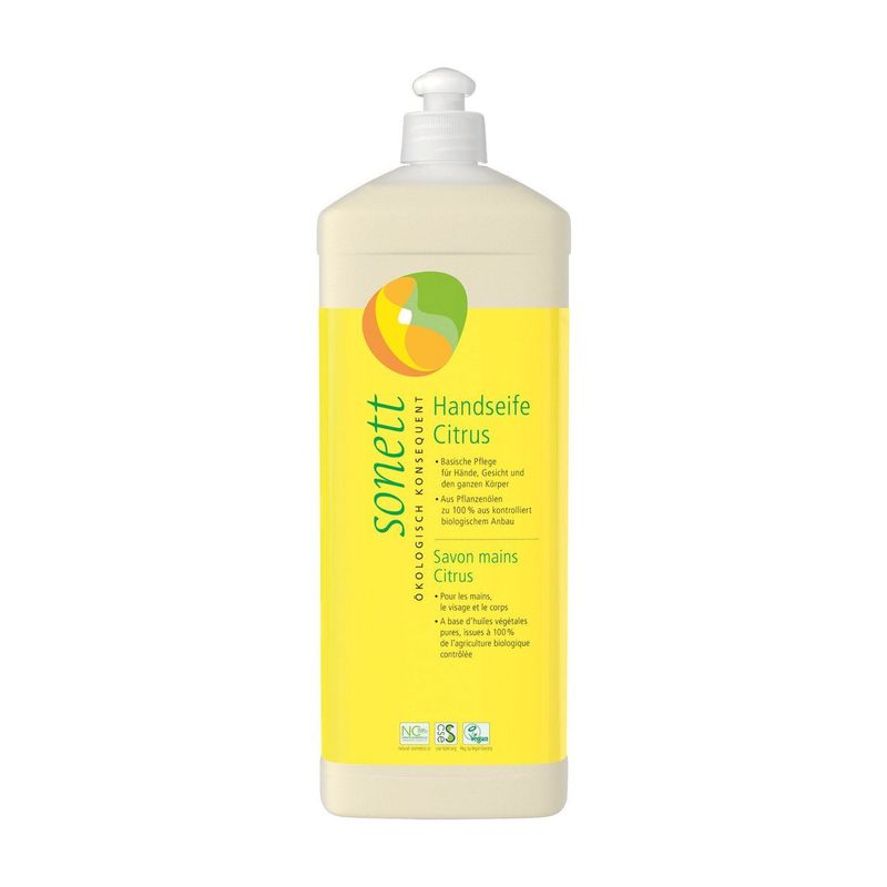 Handseife Citrus, Nachfüllflasche, Natural Cosmetic Standard - Organic