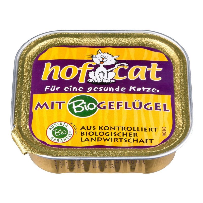 Katzenfutter Geflügel, EU Bio