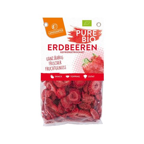 Erdbeeren gefriergetrocknet, EU Bio