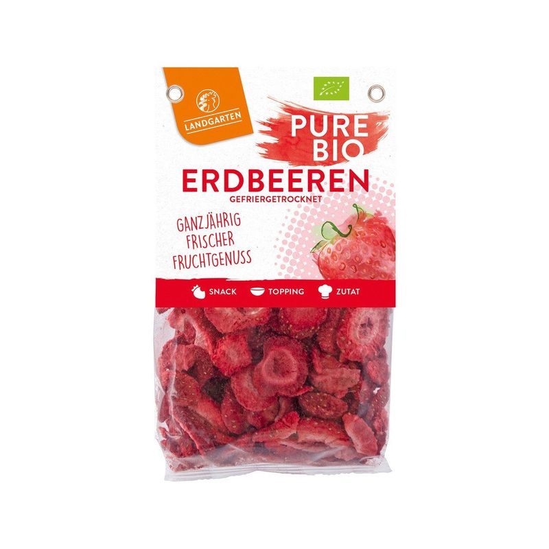 Erdbeeren gefriergetrocknet, EU Bio