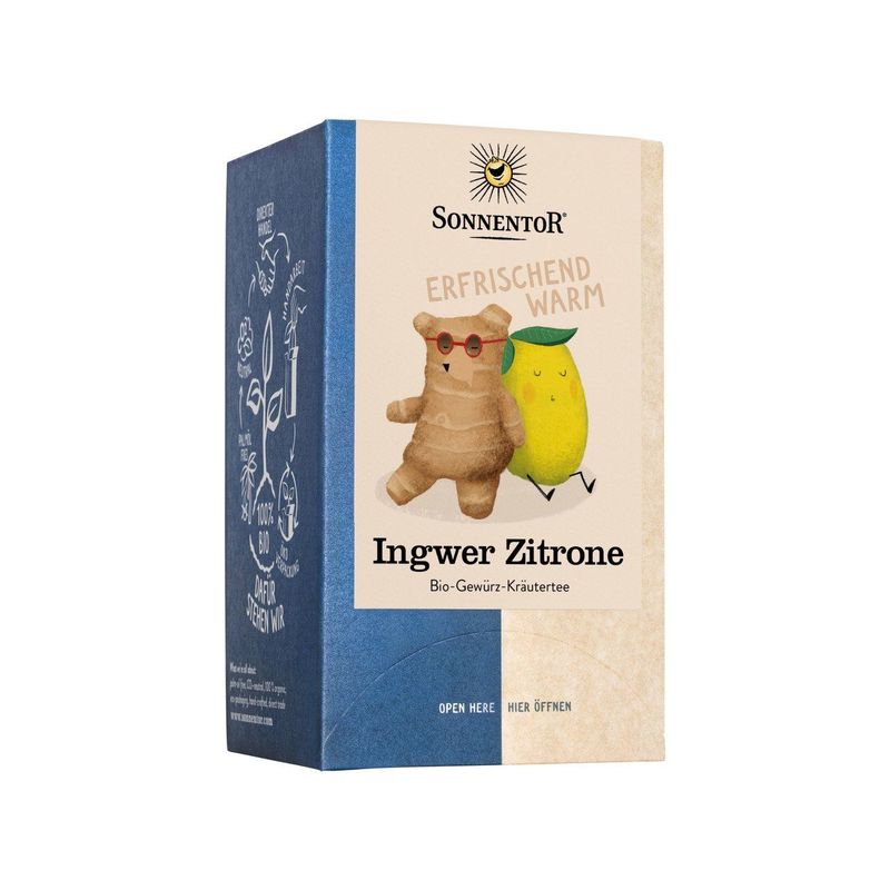 Ingwer Zitrone, Gewürztee, EU Bio