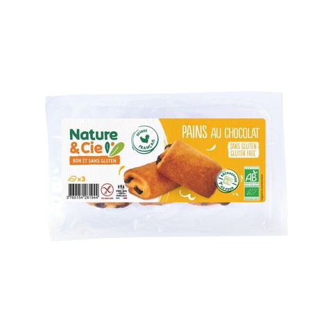 Schoko Brötchen 3 Stk glutenfrei, EU Bio