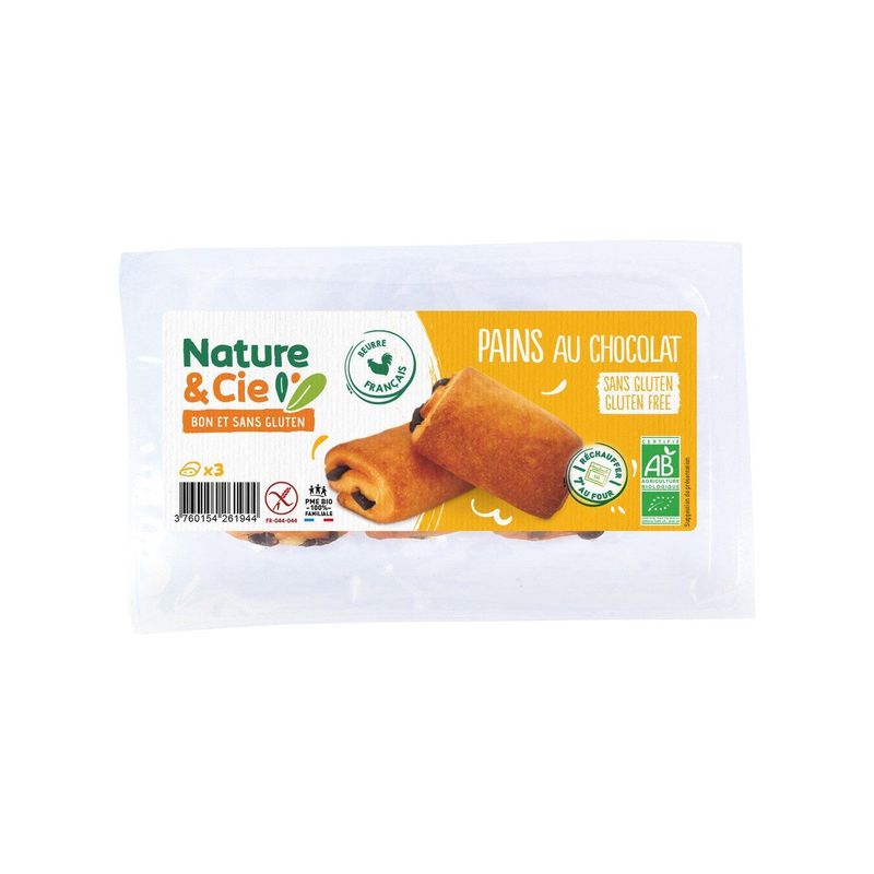 Schoko Brötchen 3 Stk glutenfrei, EU Bio