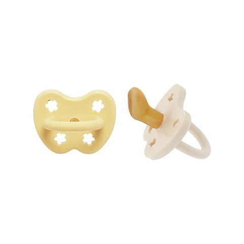 Schnuller ORTHO 3-36 Mt, gelb und weiss, ohne Zertifizierung
