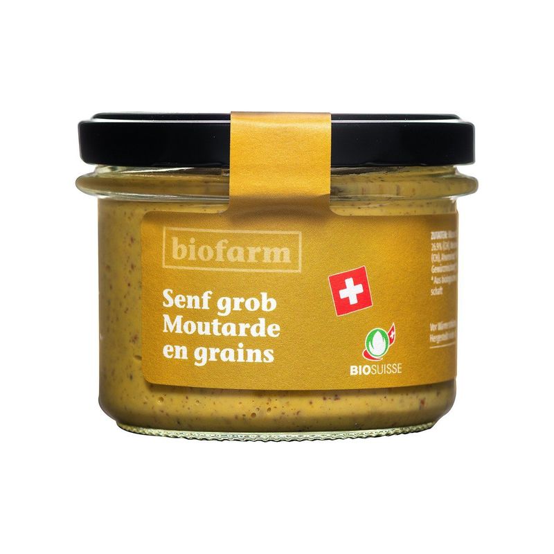Senf grob, Bio Knospe Schweiz