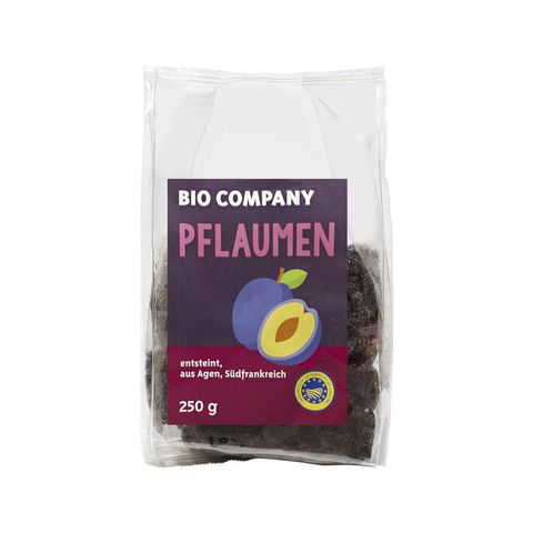 Pflaumen entsteint, EU Bio