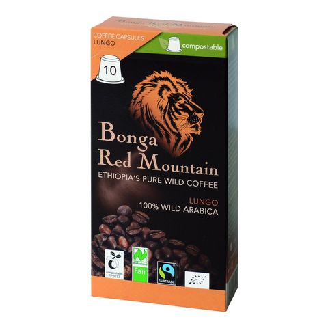 Bonga Kaffeekapseln Lungo, EU Bio / FLO-Fairtrade
